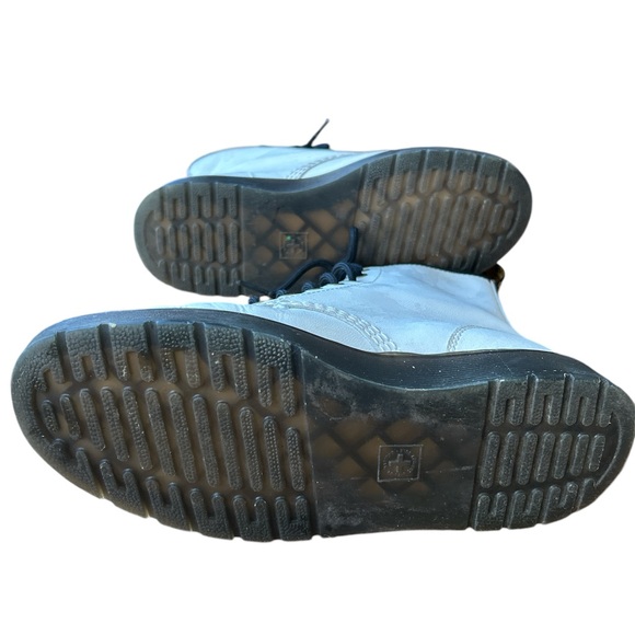 WOMEN'S DR. MARTENS ZAVALA COMBAT BOOTS White Size 6 - Picture 4 of 9